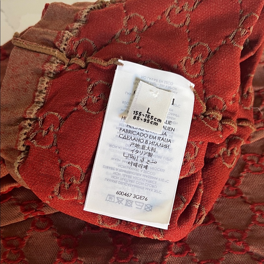 Gucci Red and nude woman’s tights - Picture 5 of 7